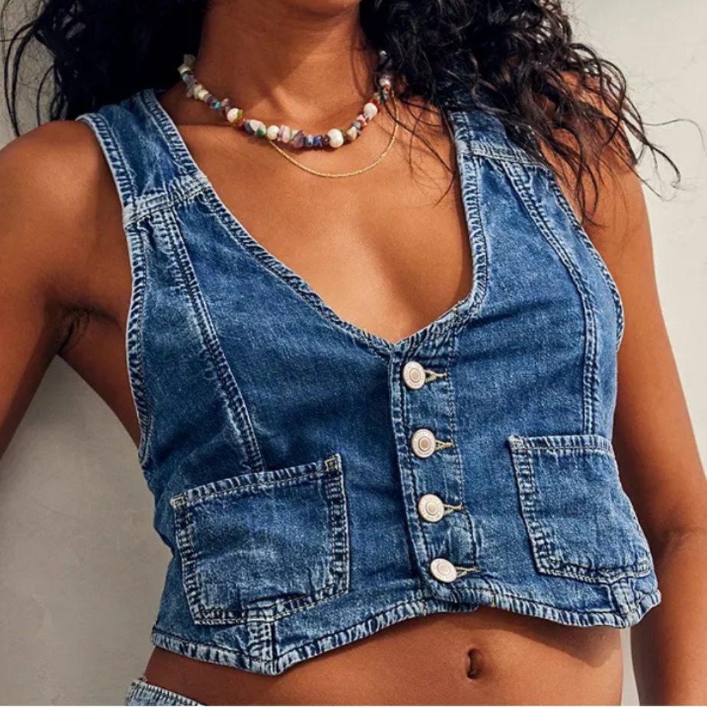 LOOKING FOR free people Jean vest
